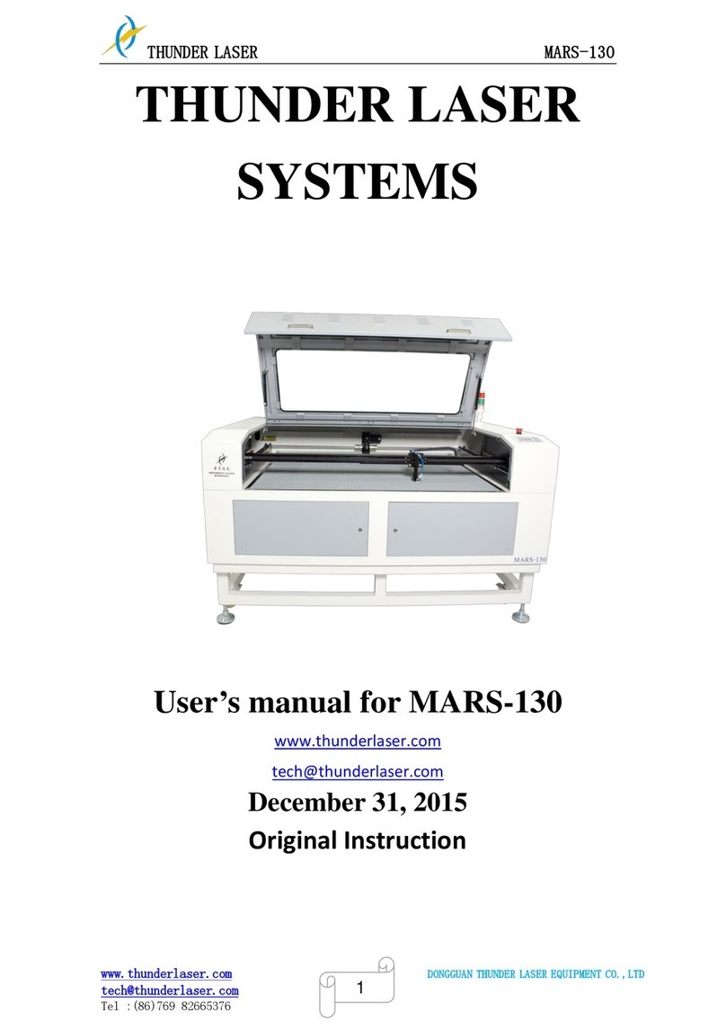 Thunder Laser MARS-130 user manual