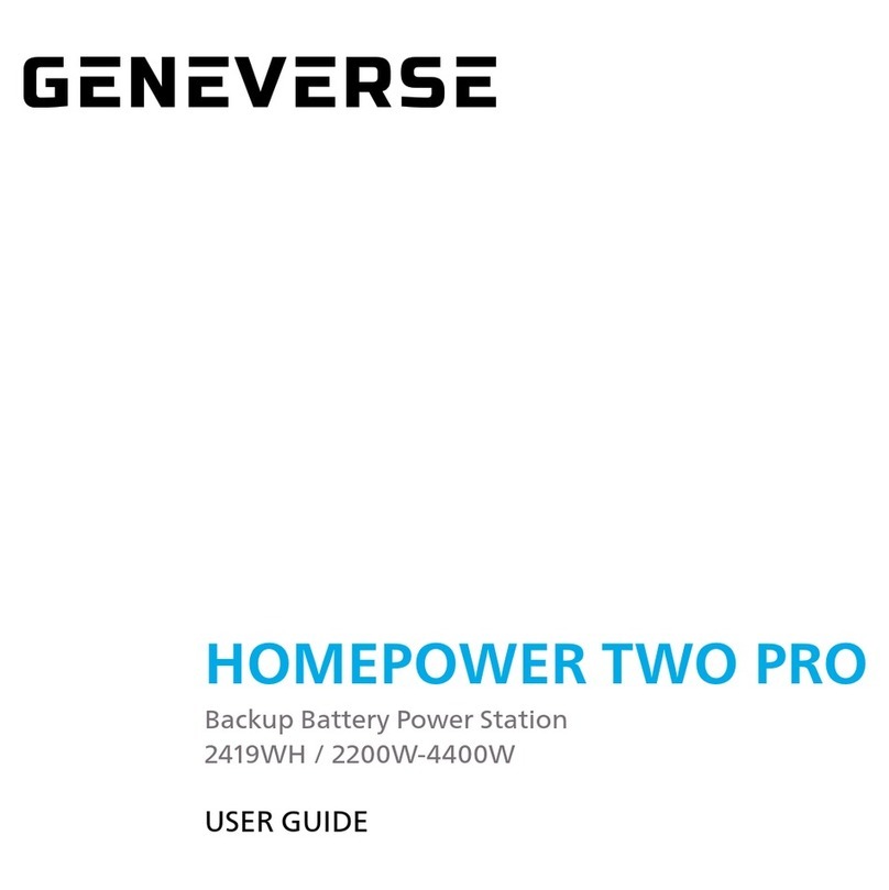GENEVERSE HOMEPOWER TWO PRO user guide