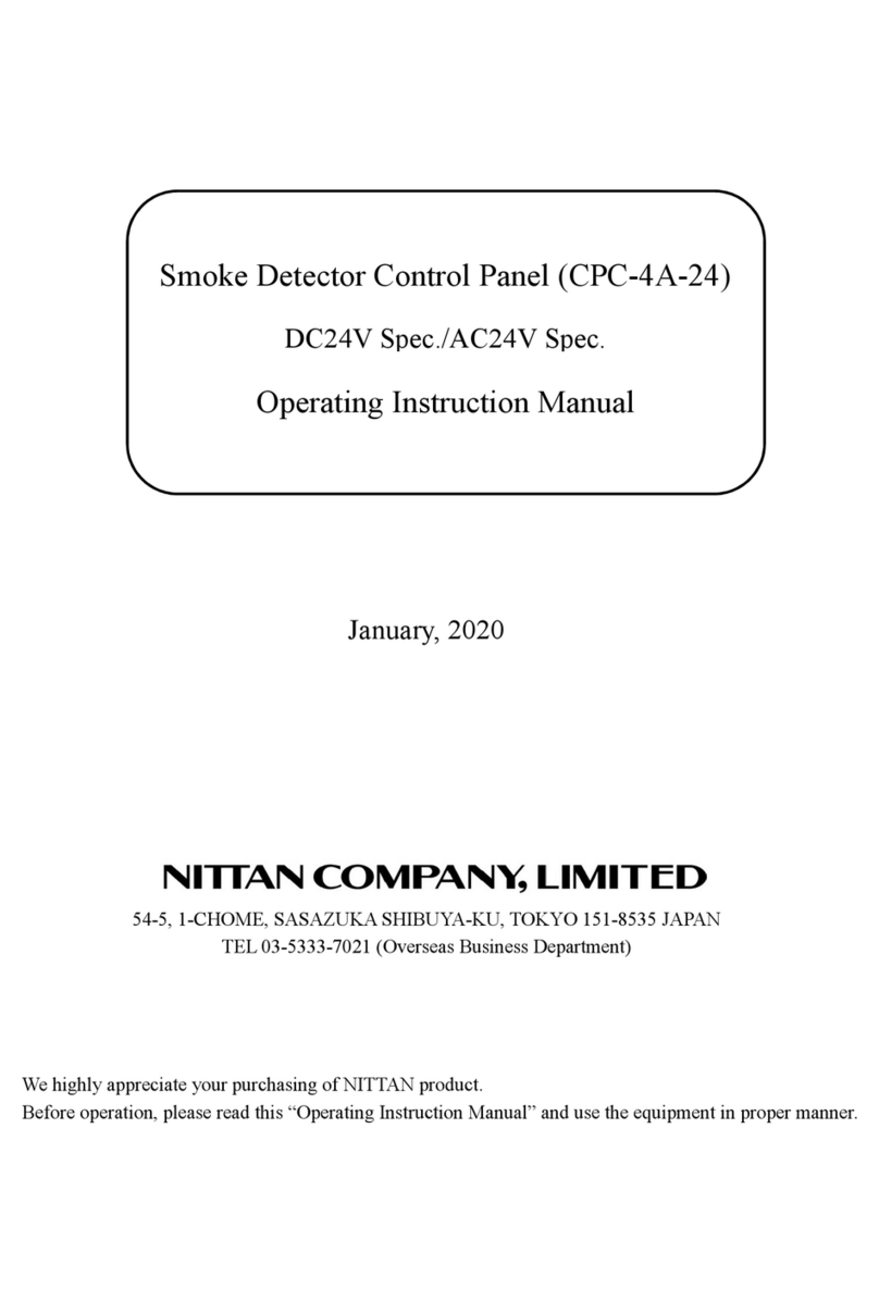 Nittan CPC-4A-24 Operating instructions manual