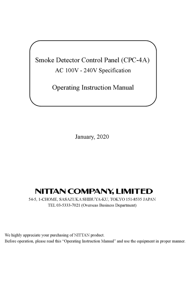 Nittan CPC-4A Operating instructions manual