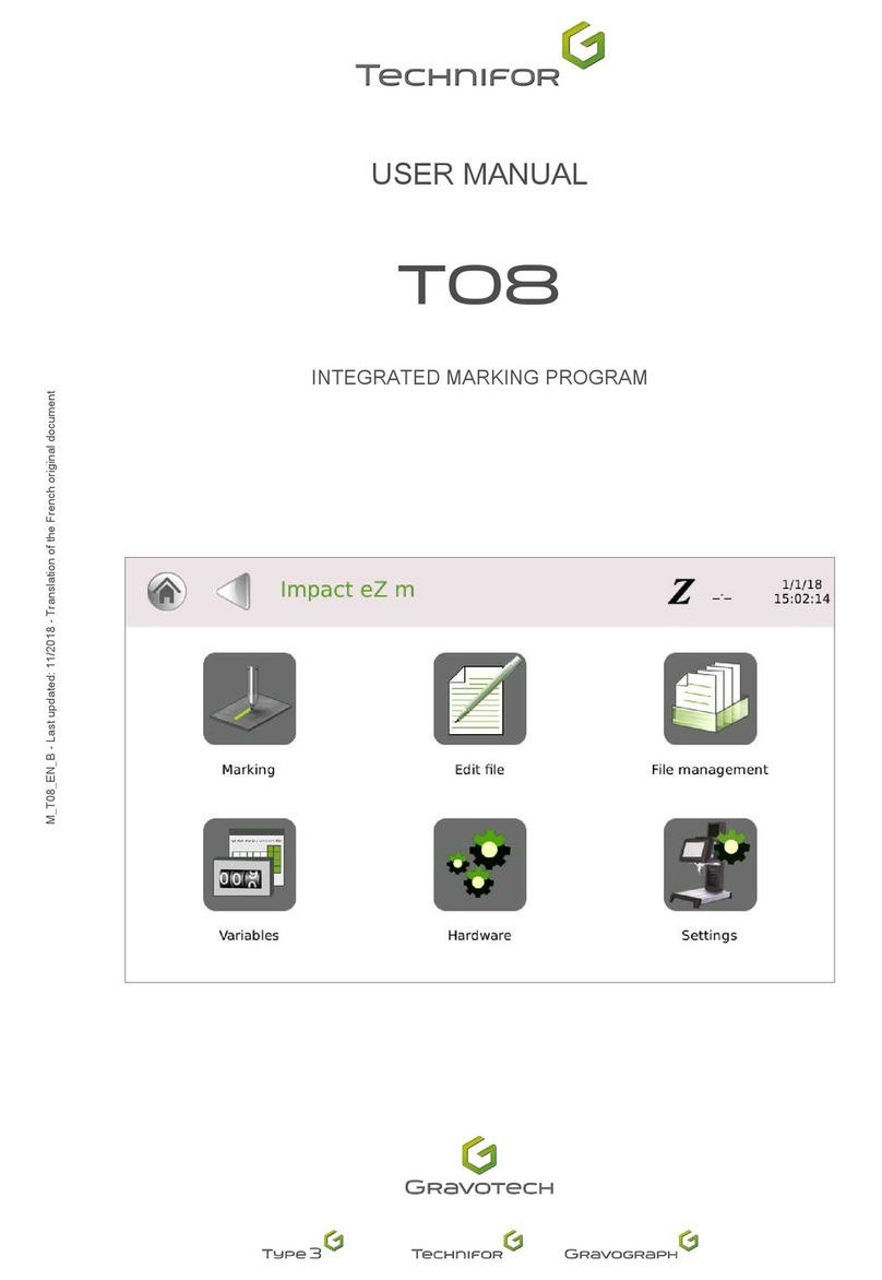 Technifor T08 User manual