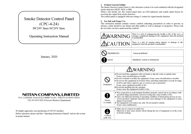 Nittan CPC-4-24 Instruction Manual
