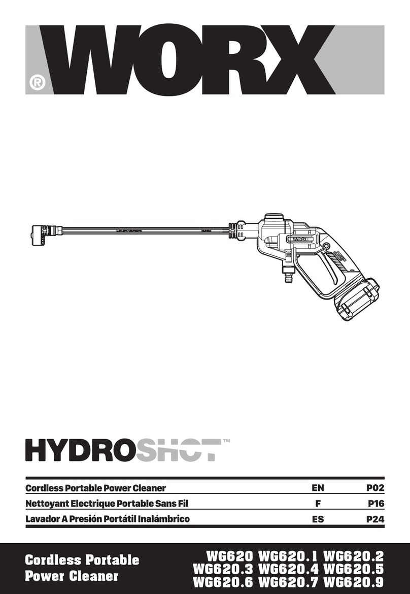 Worx HYDROSHOT WG620 manual
