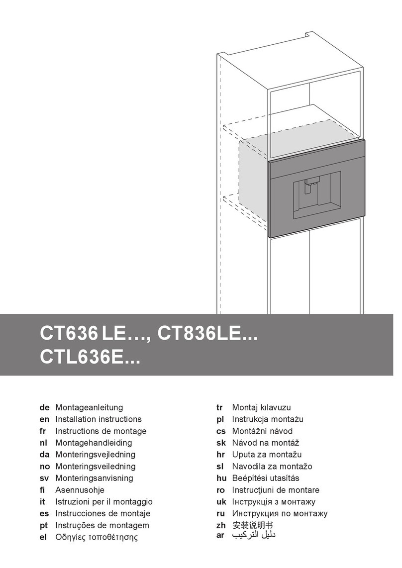 Bosch CT636LE Series User manual