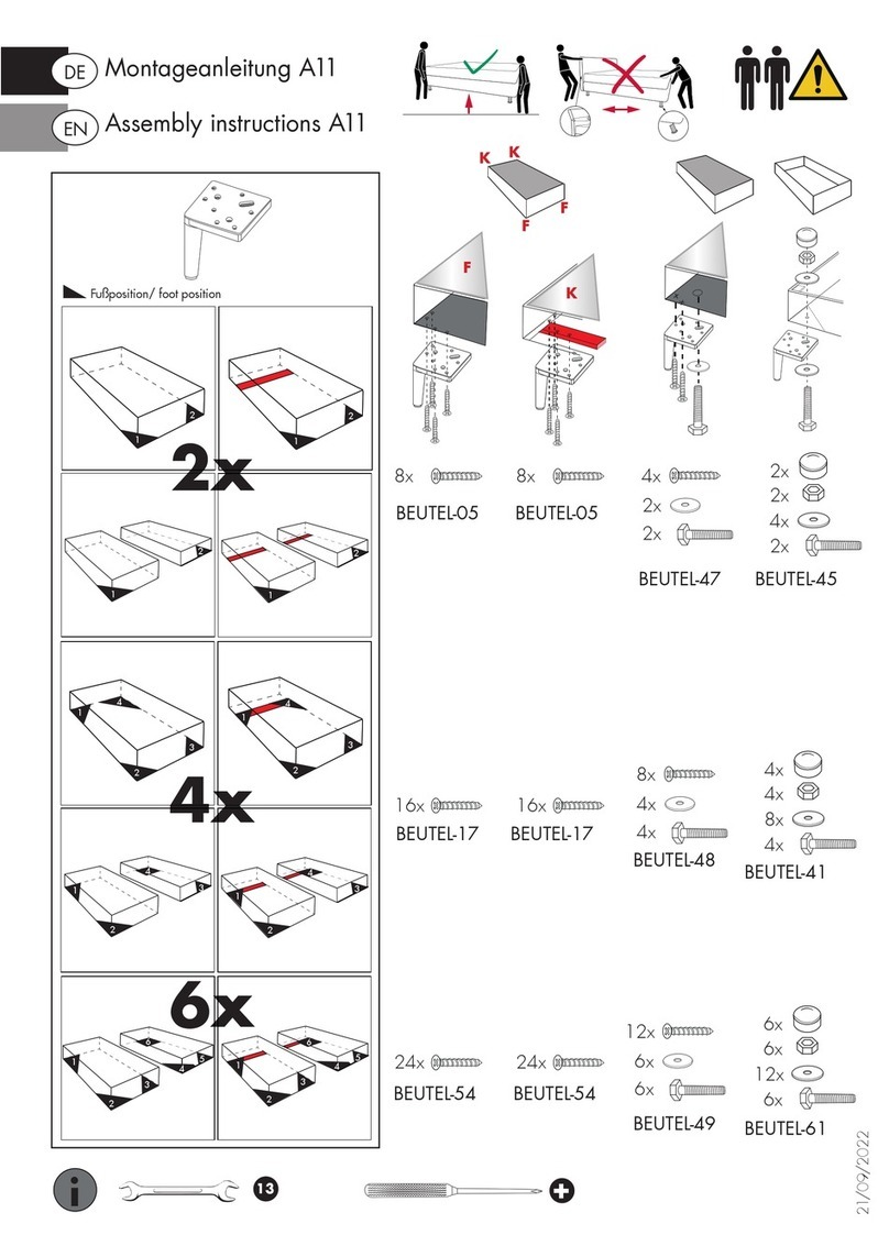Xxxlutz A11 Assembly instructions