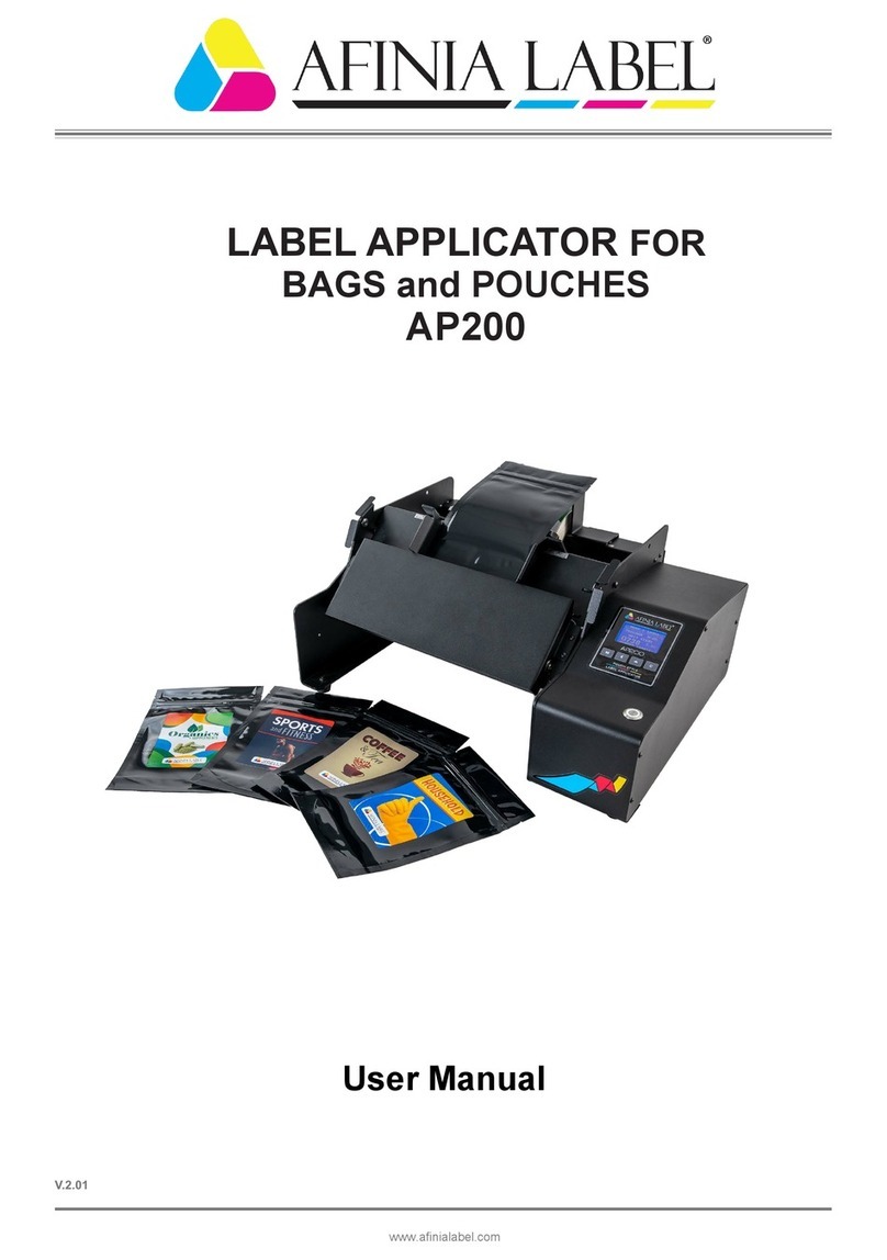 AFINIA LABEL AP200 User manual