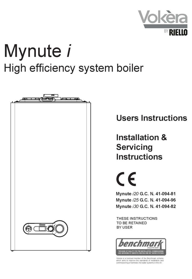 Riello VOKERA Mynute i20 User instructions