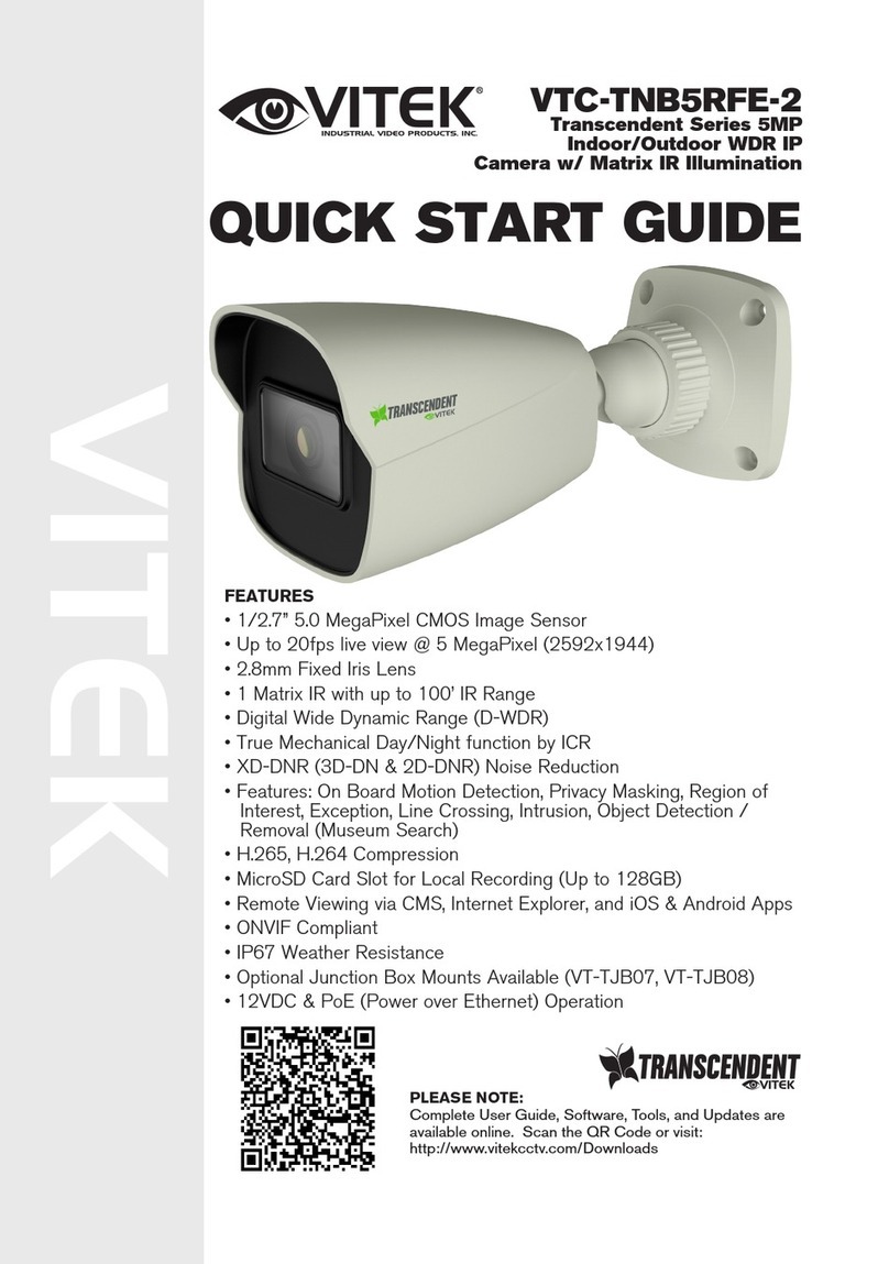 Vitek Transcendent Series User manual
