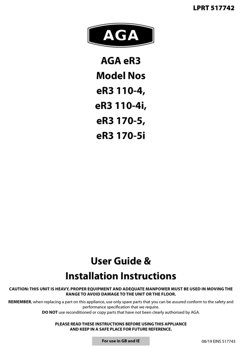 AGA eR3 110-4 Instruction Manual AGA eR3 110-4 Instruction Manual