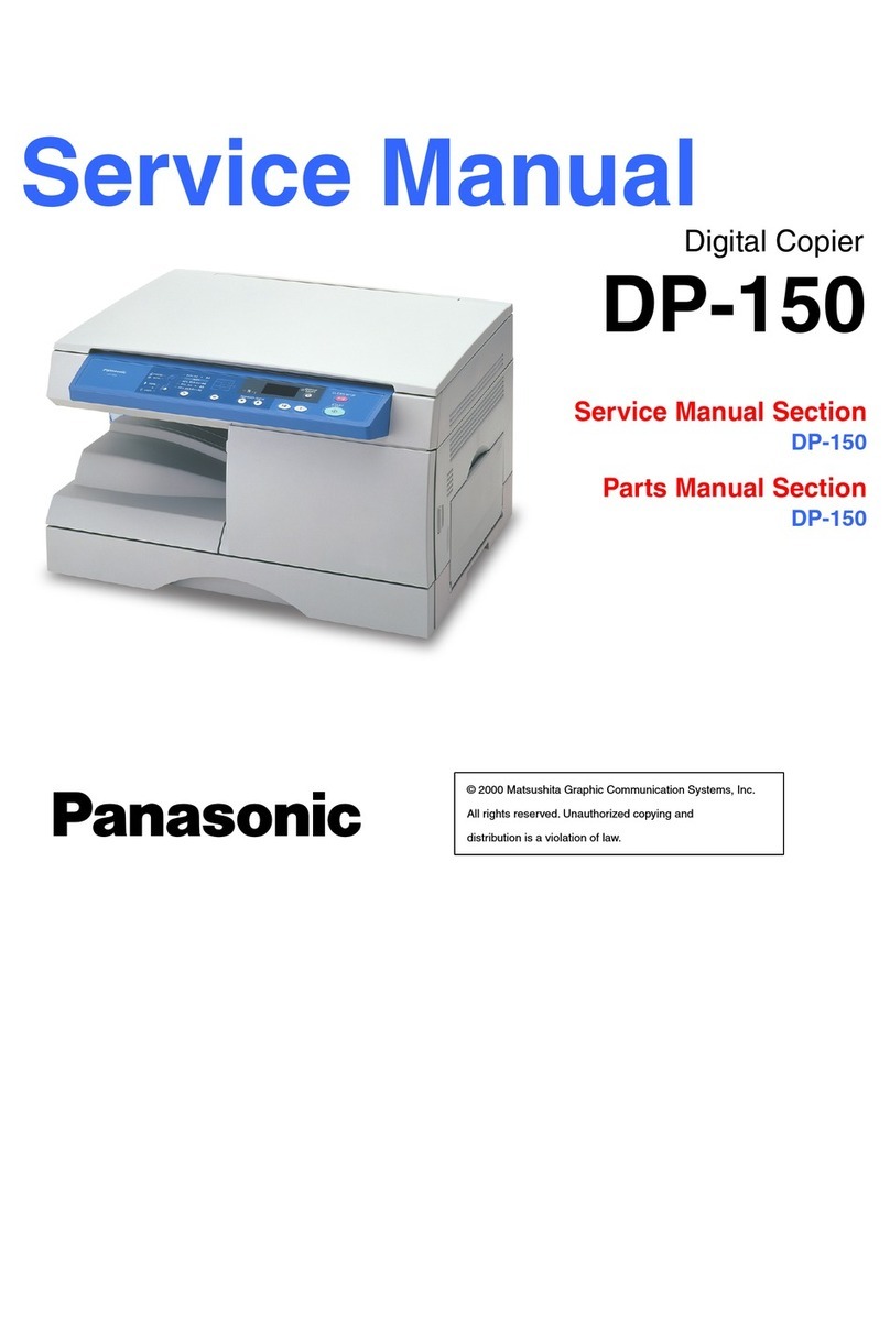 Panasonic WORKIO DP-150 Service manual