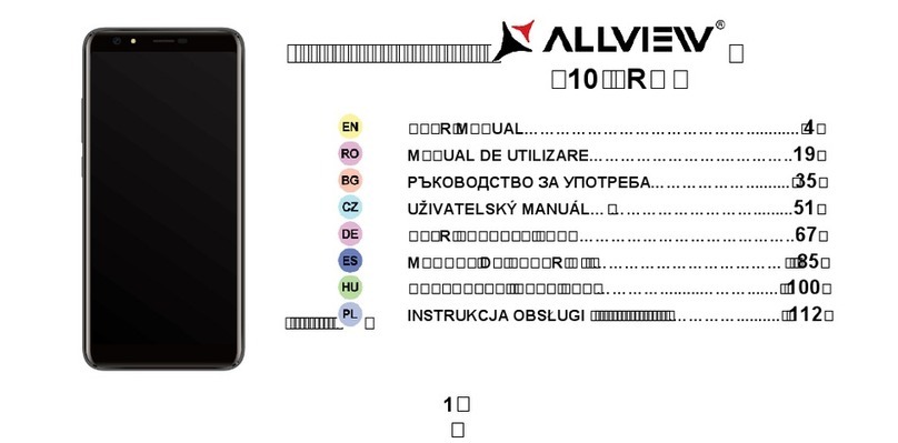 Allview P10 PRO User manual Allview P10 PRO User manual