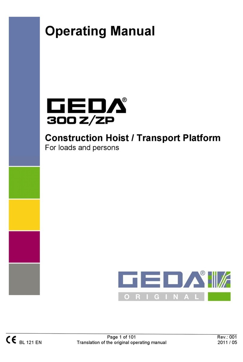 GEDA 300 Z User manual