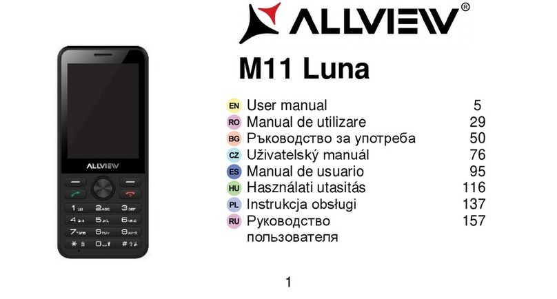 Allview M11 Luna User manual Allview M11 Luna User manual