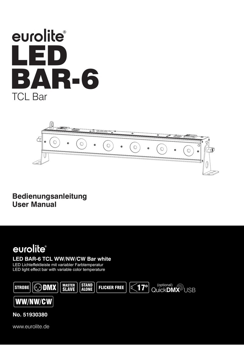 EuroLite LED BAR-6 User manual