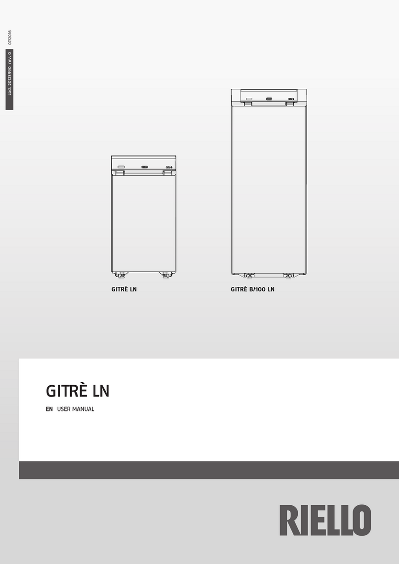 Riello GITRE LN user manual Riello GITRE LN user manual