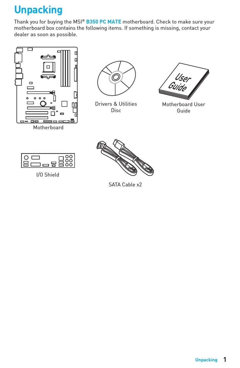 MSI B350 PC MATE User manual MSI B350 PC MATE User manual