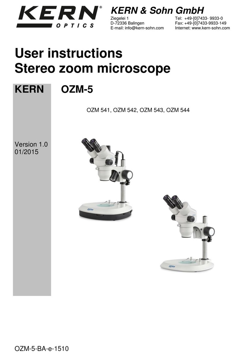 KERN Optics OZM-5 User manual