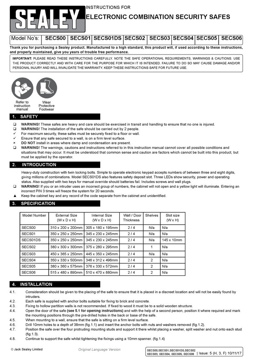 Sealey SECS01 instructions