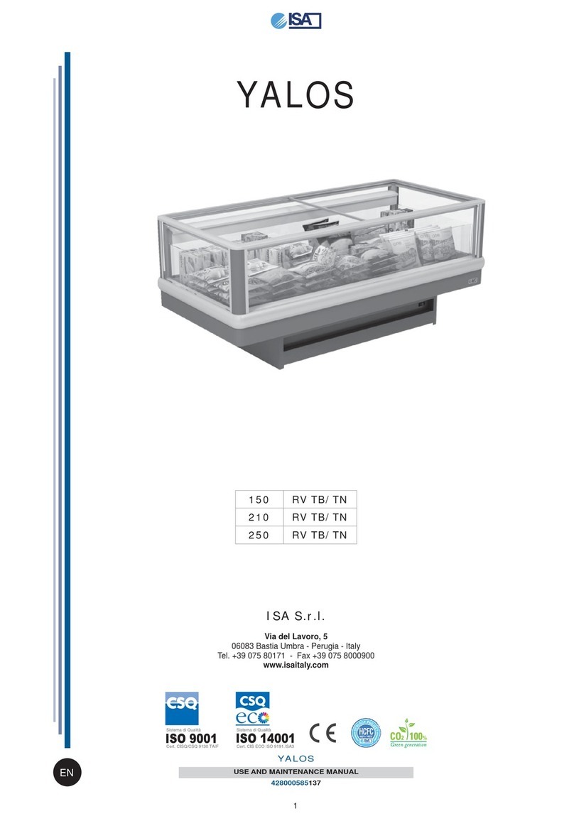 ISA YALOS 150 RV TB User manual