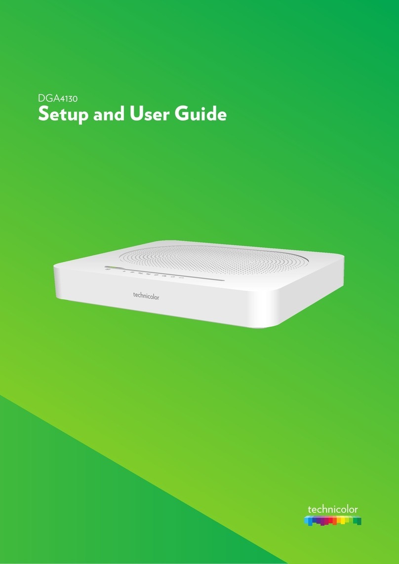 Technicolor DGA4130 Setup and user guide