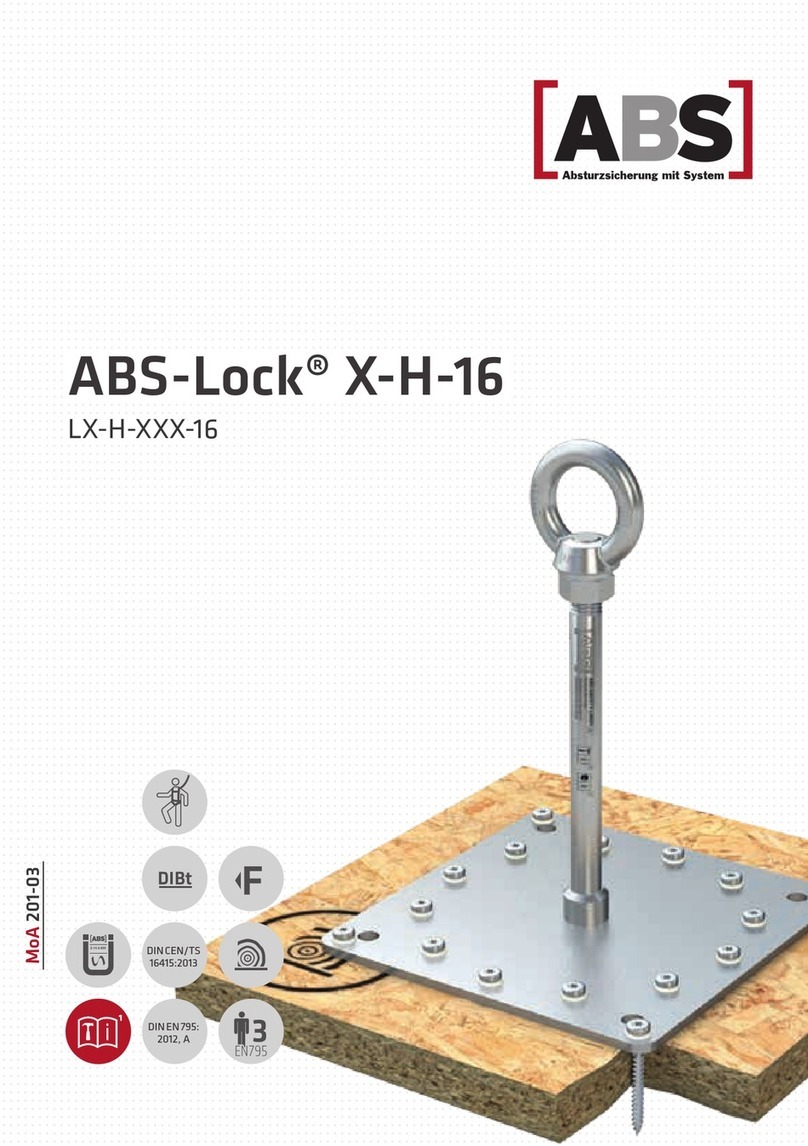 ABS ABS-Lock X-H-16 Series instructions