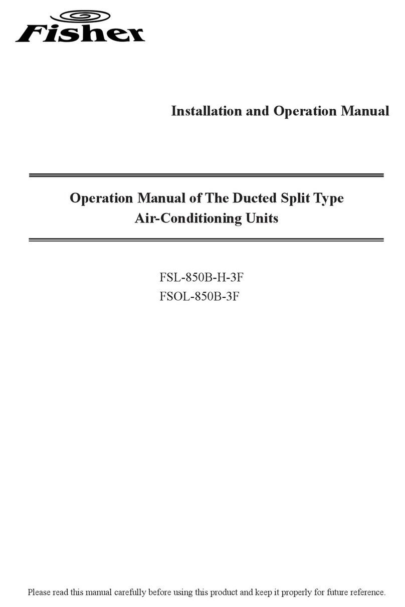 Fisher FSL-850B-H-3F User manual