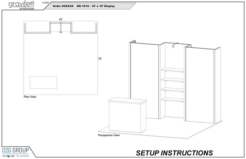 D2G Gravitee GK-1014 Setup instructions