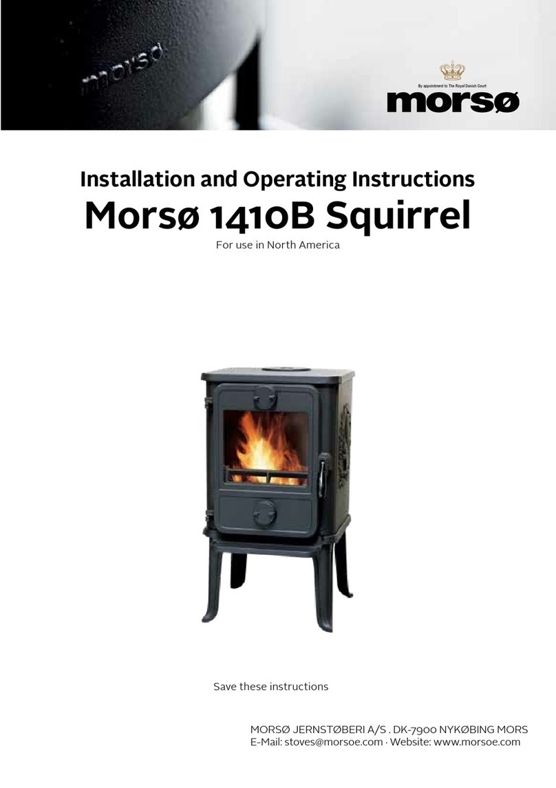 Morso 1410B Squirrel User manual