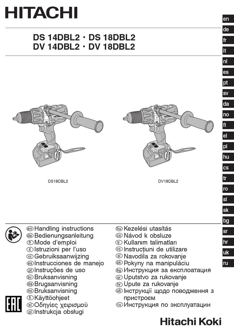 Hitachi DS 14DBL2 User manual