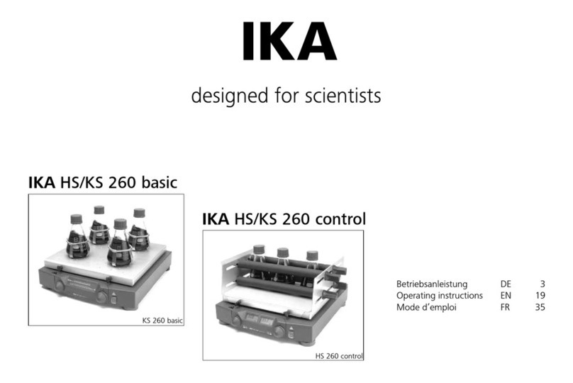 IKA HS/KS 260 basic User manual