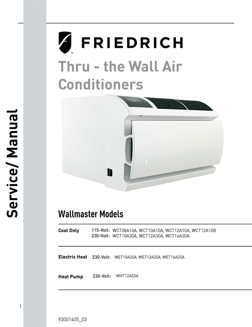 Friedrich Wallmaster WCT08A10A User manual