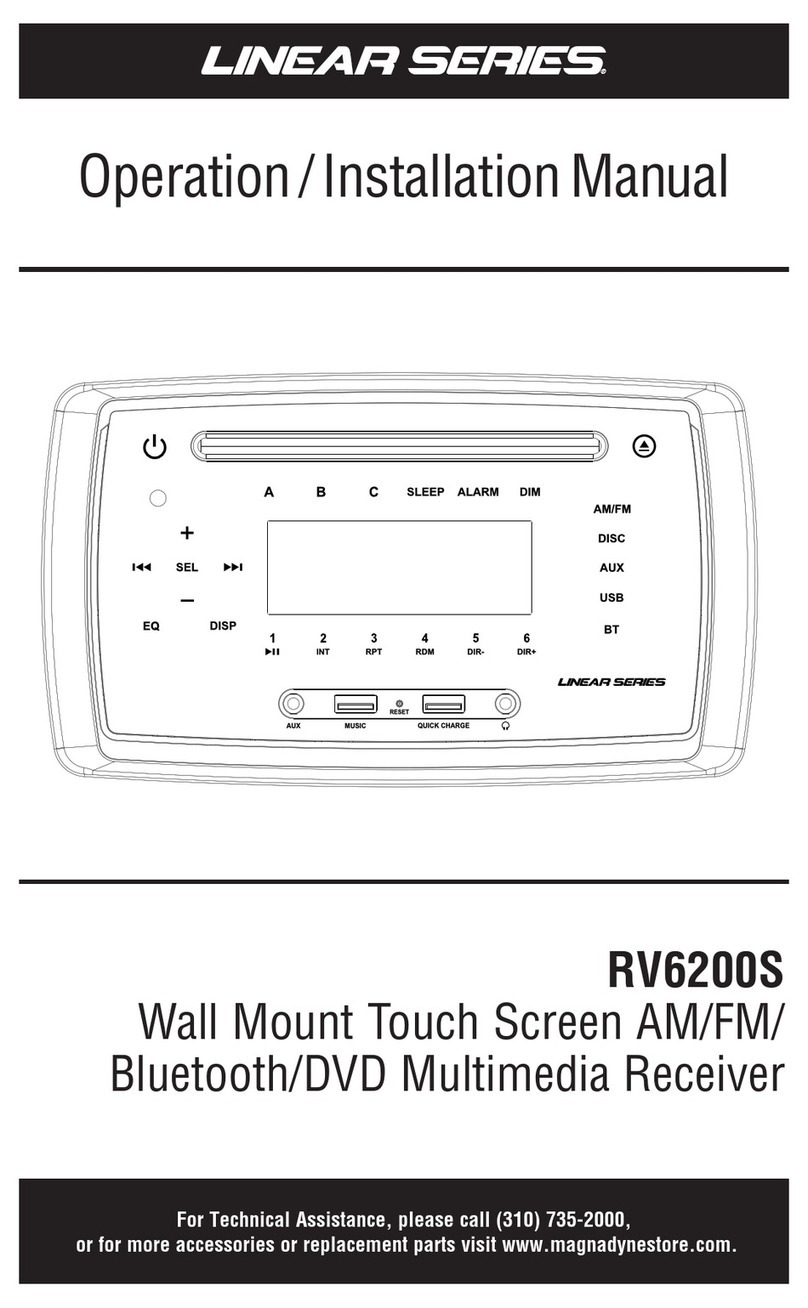 Magnadyne RV6200S Operation & installation manual