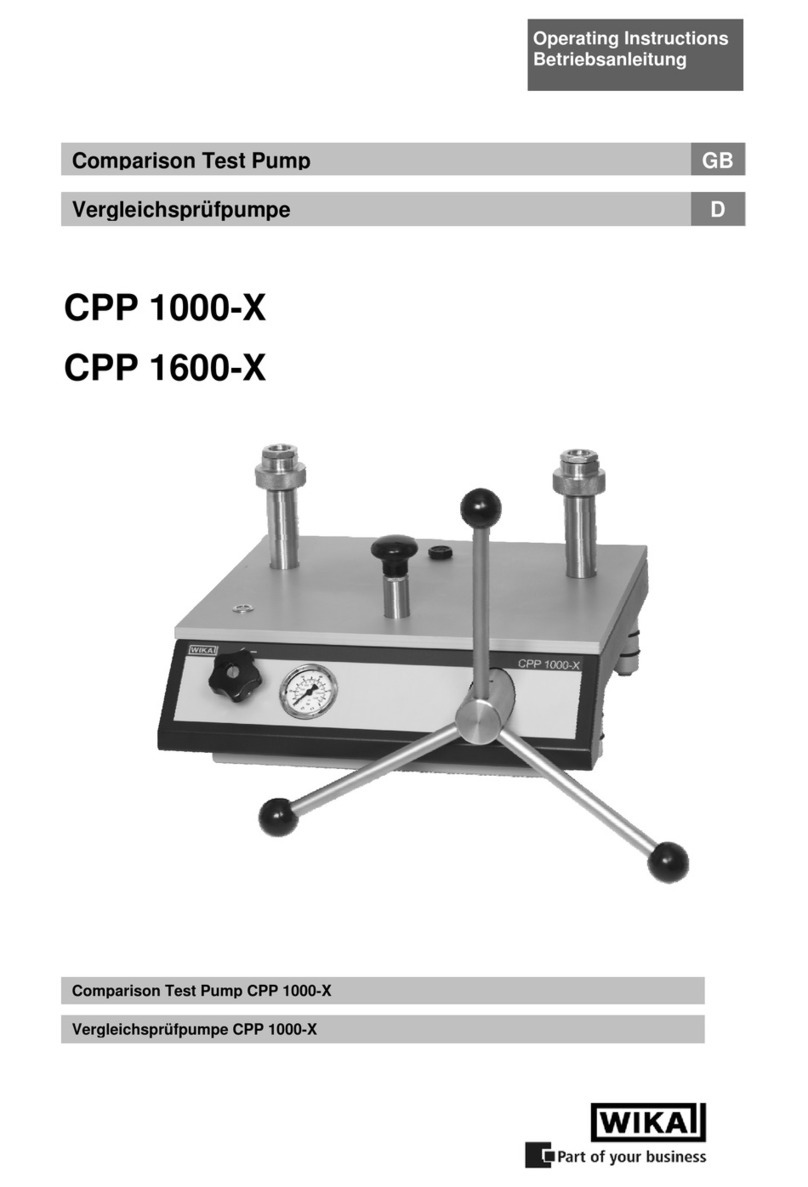 WIKA CPP 1000-X User manual