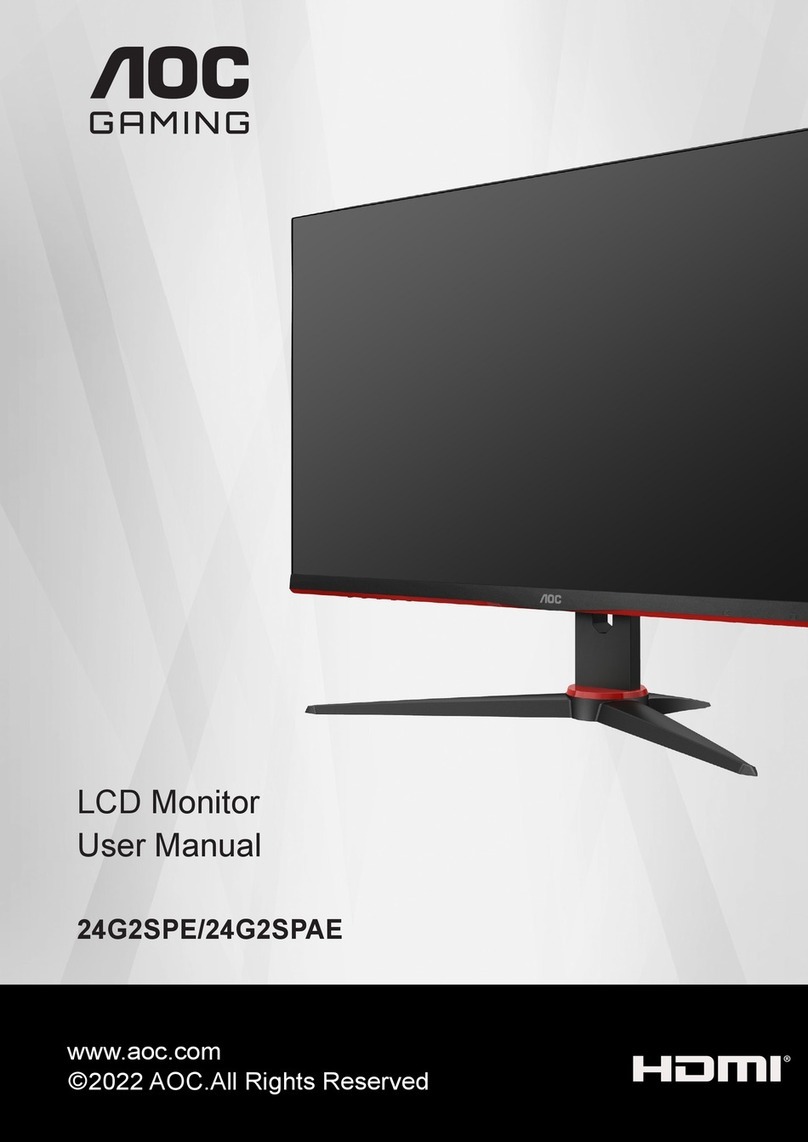 AOC 24G2SPE User manual