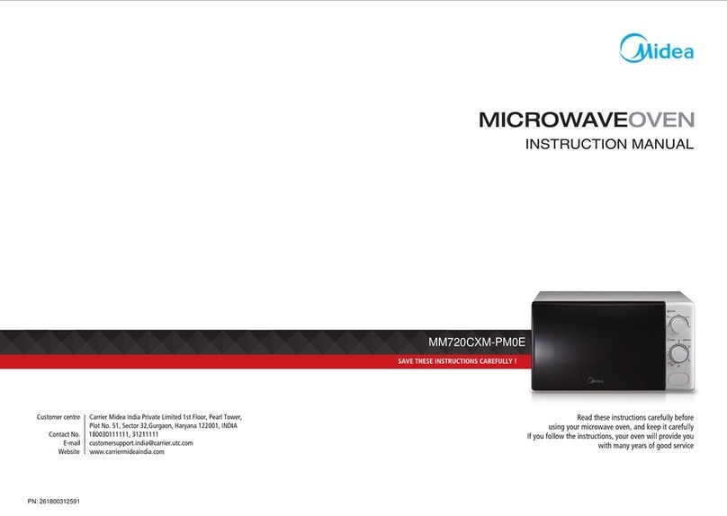 Midea MM720CXM-PM0E User manual