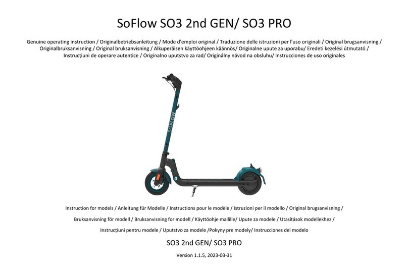 SoFlow SO3 2nd GEN User manual