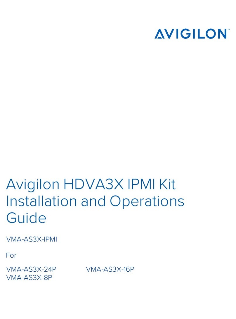 Avigilon VMA-AS3X-IPMI Operating instructions Avigilon VMA-AS3X-IPMI Operating instructions