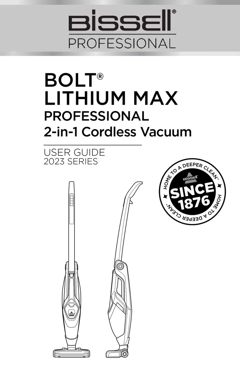 Bissell BOLT LITHIUM MAX 2023 Series user guide