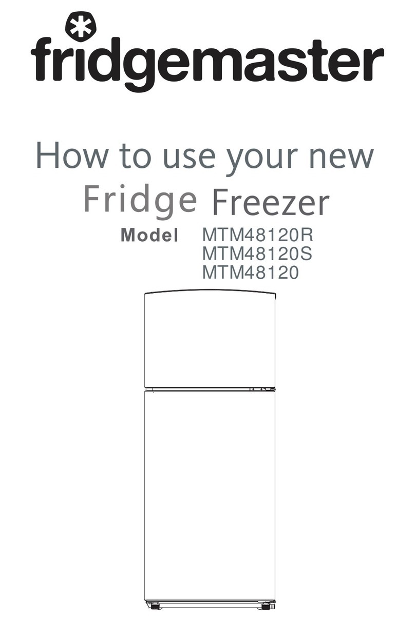 Fridgemaster MTM48120R User manual