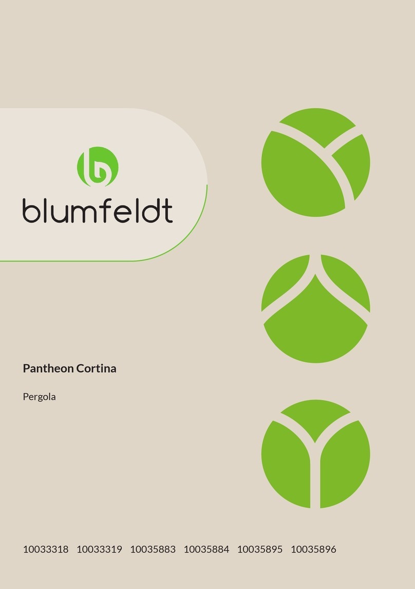 Blumfeldt Pantheon Cortina User manual Blumfeldt Pantheon Cortina User manual