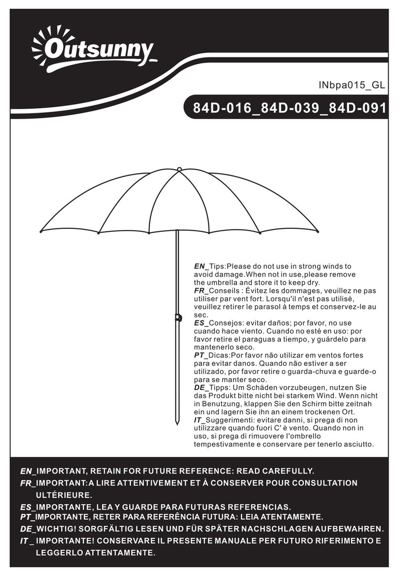 Outsunny 84D-016 User manual