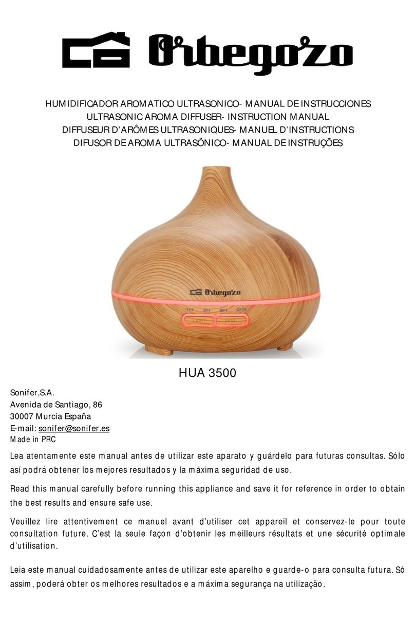 Orbegozo HUA 3500 User manual