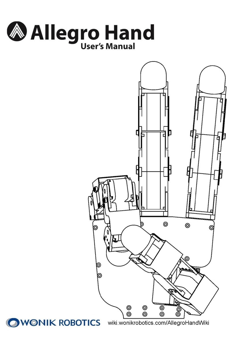 WONIK ROBOTICS Allegro Hand User manual