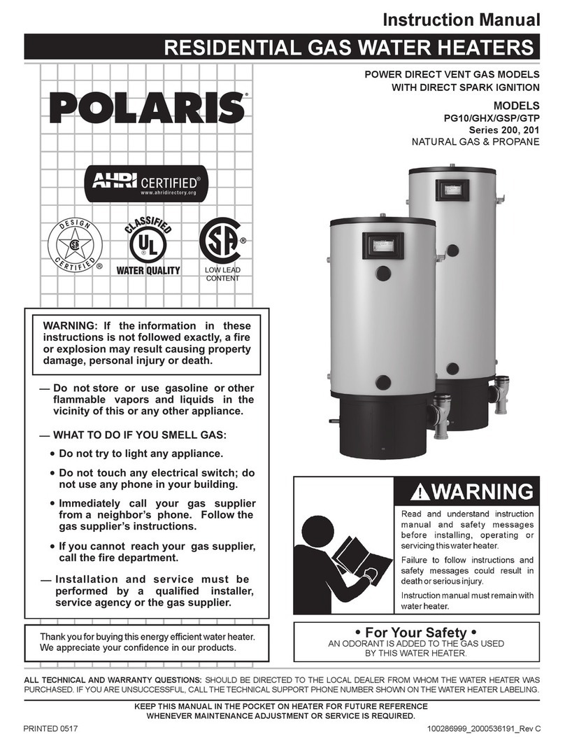 Polaris PG10/GHX User manual
