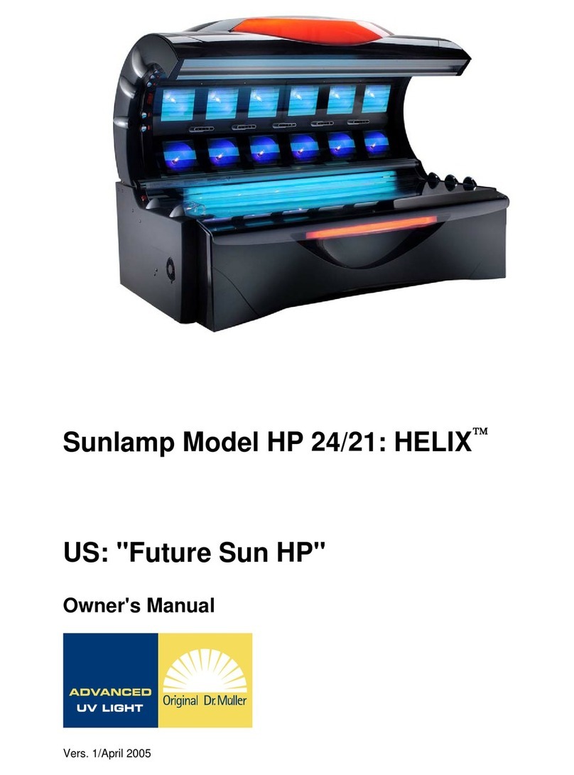ADVANCED UV LIGHT Future Sun HP owner's manual