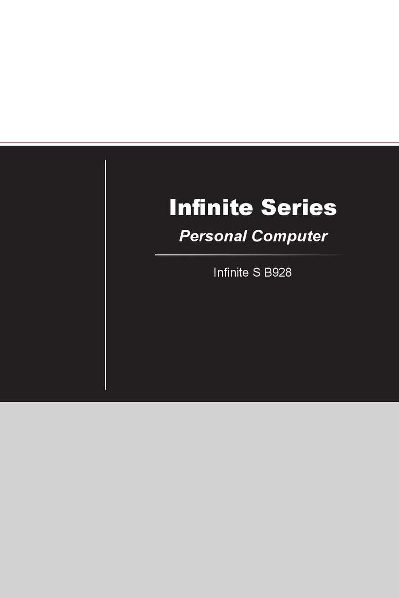 MSI Infinite S B928 User manual