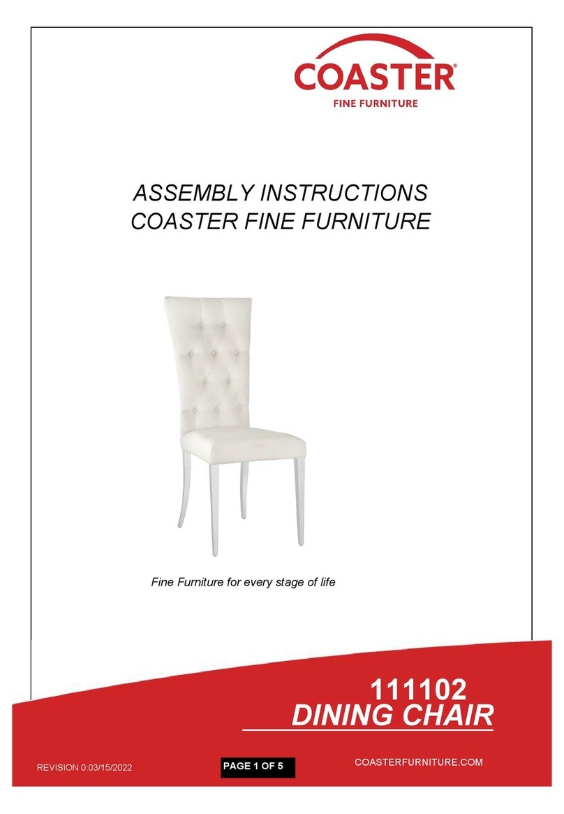 Coaster 111102 Assembly instructions