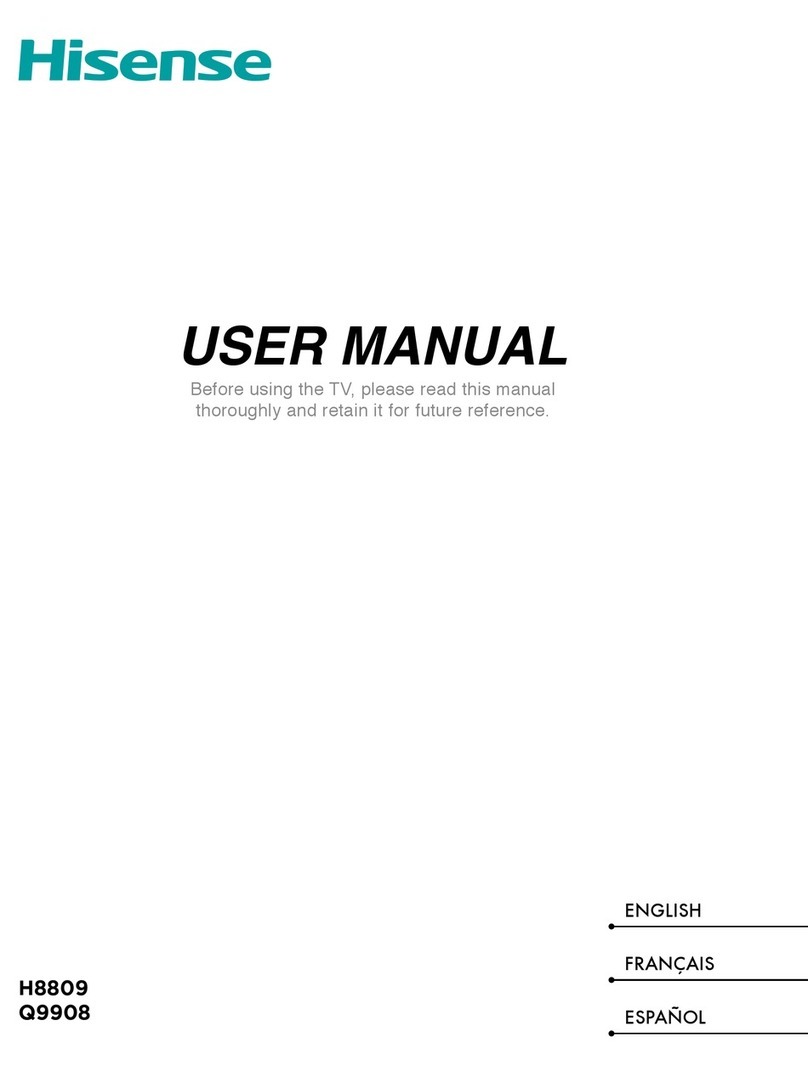 Hisense H8809 User manual