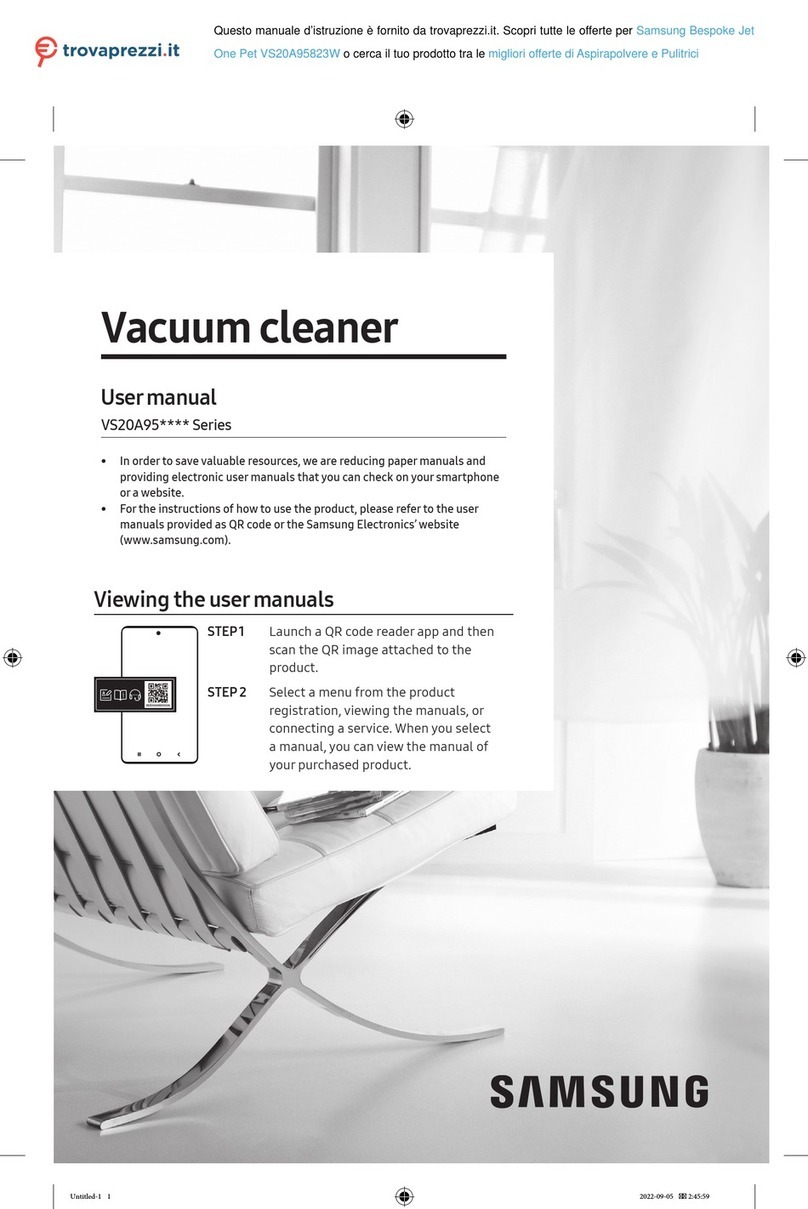 Samsung VS20A95823W User manual