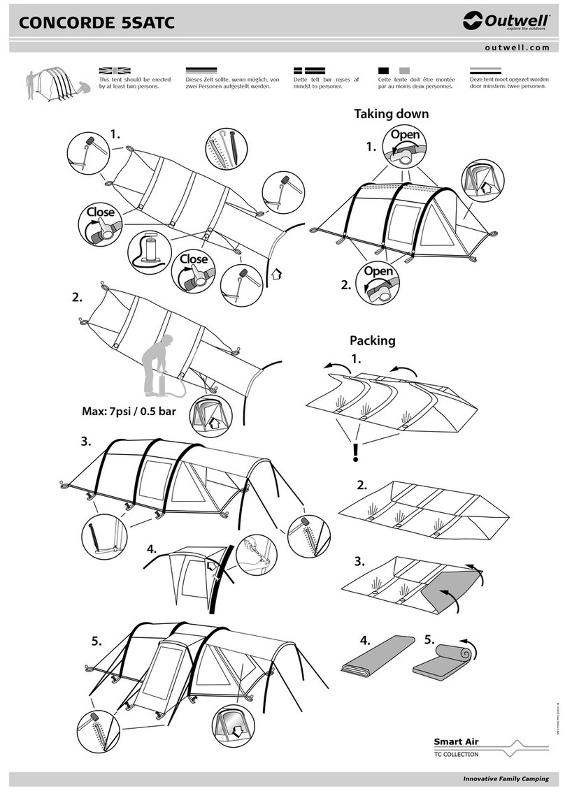 Outwell CONCORDE 5SATC User manual